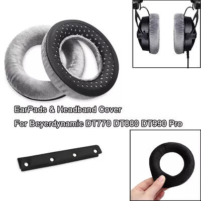 Ear Pads Earbuds Cover Earmuffs CushionFor Beyerdynamic DT770 DT880 DT990 Pro • $18.58