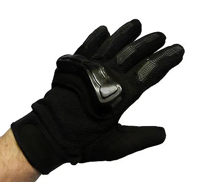 MX Motorcross Mesh Glove Adult Black Knuckle Protection Off Road Quad Gloves • $16.17