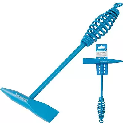 Silverline 250mm Chisel Point End Welding Welders Chipping Hammer Spring Handle • £8.89