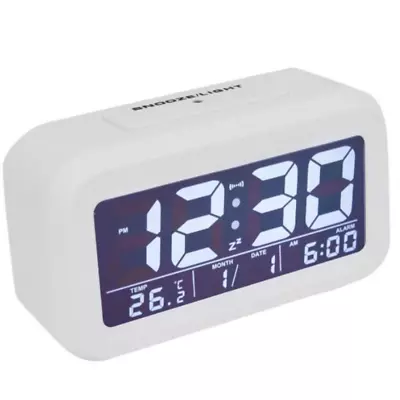 Anko Alarm Clock Home Decor Bedroom Portable Lights Light Sensor On/off Switch • $10.99