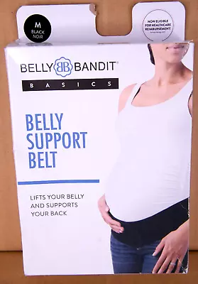 Womens Belly Bandit Maternity Belly & Back Support Belt Black Size Medium NEW • $11.98