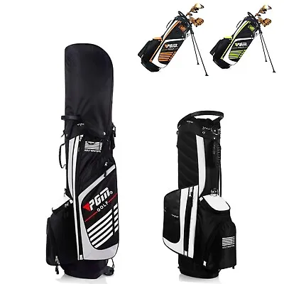 Lightweight Golf Stand Carry Bag 14 Way Full Length Dividers 5 Pockets Rain Hood • $86.44