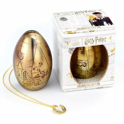 Harry Potter Boxed Golden Egg Gift Tin With Necklace - Gold • $16.41