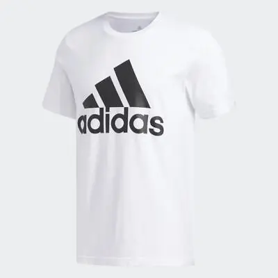 Adidas Badge Of Sport Trefoil Tee Men's White T-Shirt - Size L • $13.99