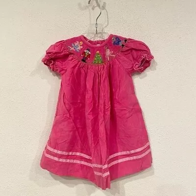 Vive La Fete Smocked Corduroy Nutcracker Dress Size 12M EUC • $27