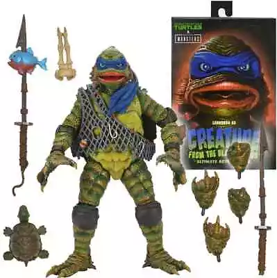 Neca Tmnt Ultimate Leonardo As Creature From Black Lagoon 7  Figure - Preorder • £44.95
