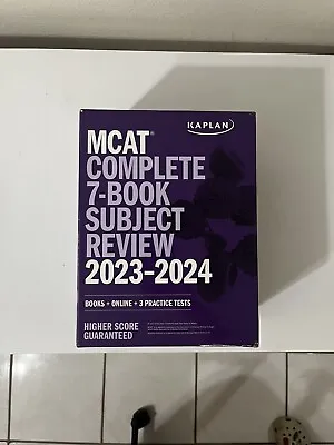 MCAT Complete 7-Book Subject Review 2023-2024 Set Includes ALL 7 Books • $169