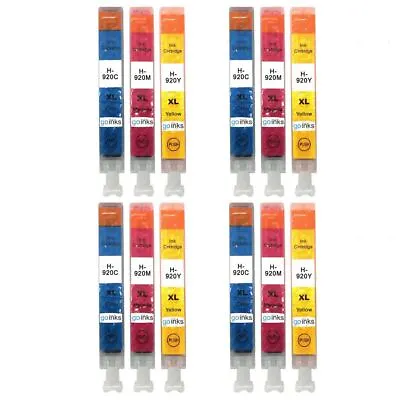 12 Colour Ink Cartridges C/M/Y For HP Officejet 6000 6500 6500A 7000 7500A • £22.75