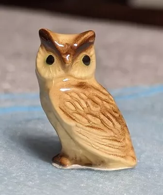 Hagen Renaker Miniature Figurine Owl Mom Lighter Brown Excellent Condition • $14.80