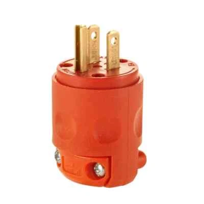 $5.80 • Buy 15 Amp 125-Volt 3-Wire Plug, Orange (FREE SHIPPING)