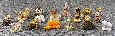 Lot Of 15 WADE Whimsies Red Rose Tea Figurines • $31.50