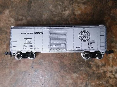 Con Cor Made In Japan N Scale Rock Island Route Of The Rockets R.I. 5287 Box Car • $22.99