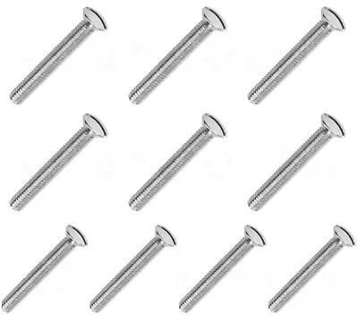 £2.49 • Buy M3.5mm X 40mm LONG ELECTRICAL MACHINE SCREWS LIGHT SWITCH PLUG SOCKET PLATE X10