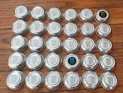$5 • Buy 30 Monster Energy Drink Can Caps, Tabs,, Aluminum, Assorted Colors 