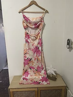 Rumor Floral Cut Out Maxi Dress Size 10 • $18