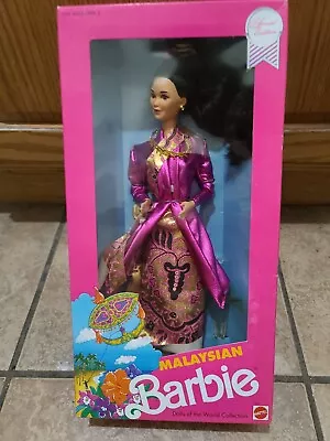 Malaysian Barbie Dolls Of The World Collection #7329 1990 • $21.70