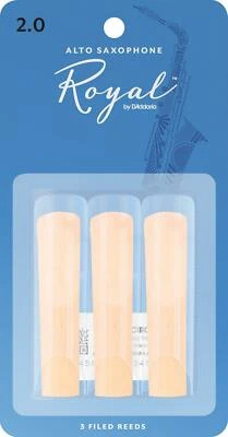 $23.95 • Buy Rico Royal Alto Sax Reeds, Strength 2.0, 3-pack