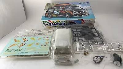 Imai 1/24 Subaru Sunbar High Roof RV Glamping Camp Plastic Model Kit 1994 Japan • £64.55