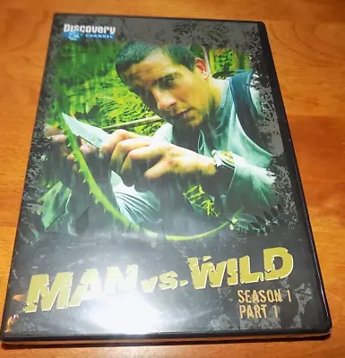 MAN VS. WILD SEASON 1 PART 1 (DVD 3-Disc) - DVD-R Manufactured On Demand Set • $39.95