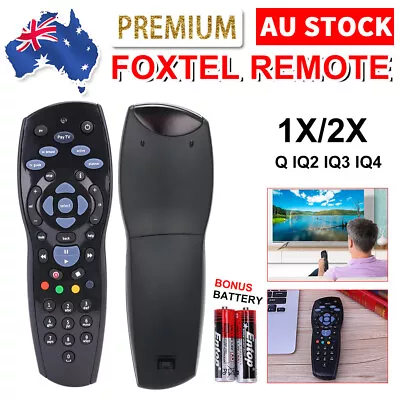 Black PAYTV For Foxtel IQ IQ2 IQ3 IQ4 HD Replacement Remote Control Wireless • $15.25