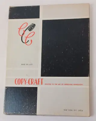 Vintage Copy-Craft Carbon Paper No. E194 In Original Box • $15