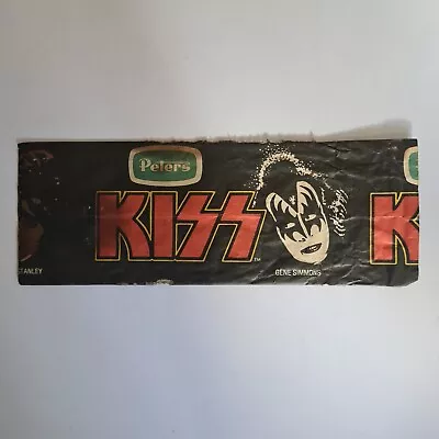 Kiss Memorabilia- Original 1980 Australian Peters Ice Cream Wrapper- Very Rare • $399.99