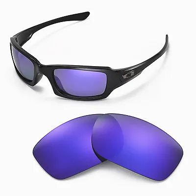 New Walleva Polarized Purple Lenses For Oakley Fives Squared • $16.99