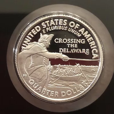 2021 S  Washington Quarter .999 Silver - Crossing Delaware *direct From Set #1 • $28.49