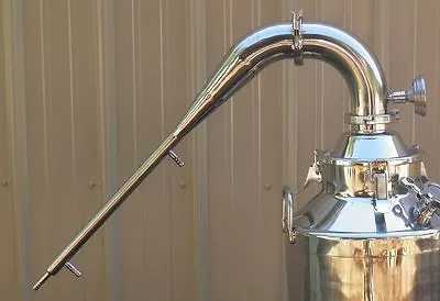 3  Stainless Pot Still Column With Built In Condenser Whiskey Moonshine Head   • $230.54