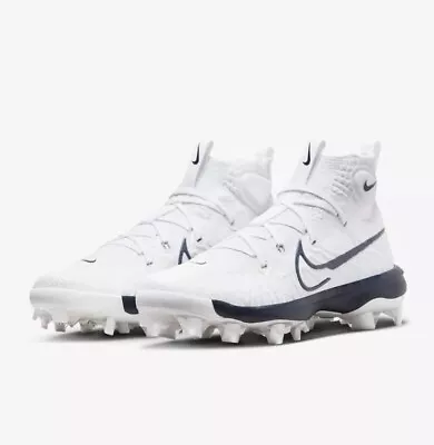 Nike Alpha Huarache NXT MCS Mens Size 11 White Baseball Cleats DJ6519-101 *Read* • $85.99