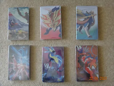 Nintendo Switch Pokemon Steelbook Cases ONLY 6x  Bundle BRAND NEW SEALED • $250