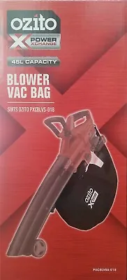 OZITO 45L Power X Change Blower Vac Vacuum Bag Garden Dust Collect PXCBLVS-018 • $44.45