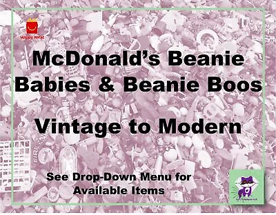 McDonald's TY Teenie Beanie Babies & Beanie Boos-Vintage To Current-Pick! • $7