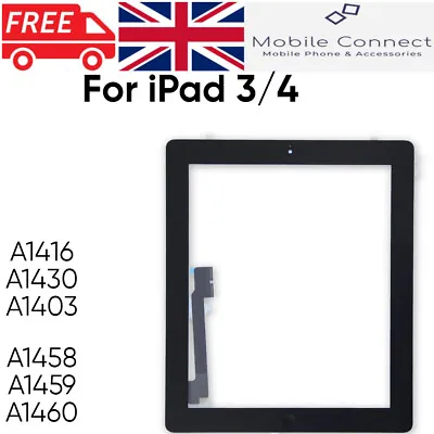 Touch Screen IPad 1 2 3 4 5 6 7 8 Air1 Replacement Front Glass New Digitizer • £8.99