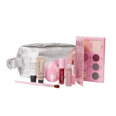 Ulta Beauty 8 Pcs Makeup Skincare Deluxe Samples Gift Set Silver Bag • $15.99