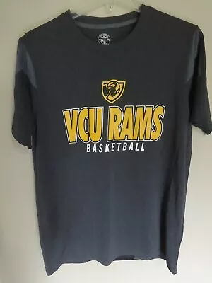 EUC NCAA VCU Rams Basketball Pullover Poly Shirt Top Men Medium • $22.61