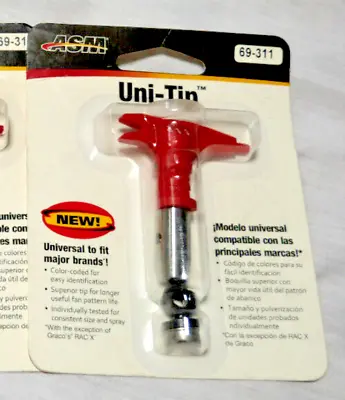 ASM / GRACO Uni-Tip Reversible Spray Tip 69-311 Compatible With Titan Graco • $16.99