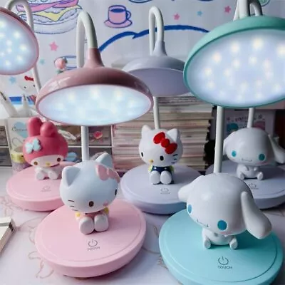 Kawaii Sanrio Hello Kitty Desk Lamp Melody Three-Stop Touch Desktop LED • $74.34