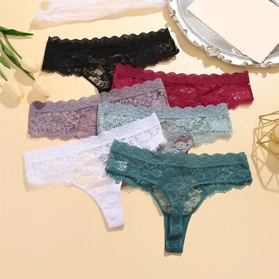 Thongs Underwear Stylish T-Back Women Sexy Briefs Comfortable G-String • £5.71