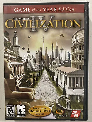 Sid Meier's Civilization IV: Game Of The Year • $29.95