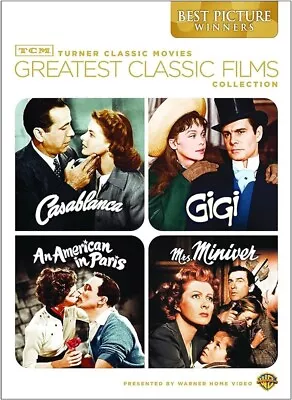 TURNER TCM Greatest Casablanca Gigi An American In Paris Mrs. Miniver DVD SEALED • $8.44