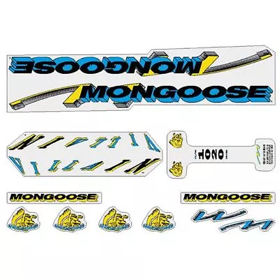 Mongoose - 1993 Villain - For Chrome Frame Decal Set - Old School Bmx • $93.50