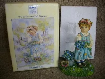 Leonardo Collection Figurine  Bluebell Time  Christine Haworth Paintbox Poppets • £10