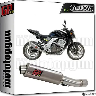 EXHAUST GP GUN By ARROW STEEL KAWASAKI Z-750 Z750 2010 10 2011 11 2012 12 • $288.17