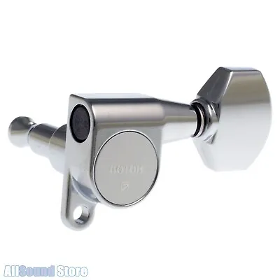 GOTOH SG360-07 6 In-Line Mini Guitar Tuners Tuning Keys - CHROME • $52.99