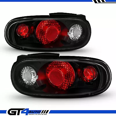 1990-1997 Mazda MX-5 Miata NA Roadster JDM Black Taillights Tail Light Lamp Set • $77.69