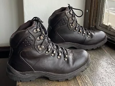 Karrimor KSB Skido Leather Walking Boots Uk 5.5 Waterproof Gd Condition Re-waxed • £19.99