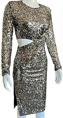 ASTR The Label $178 Sylvina Sequined Midi Dress  Size XS New With Tags • $49.97