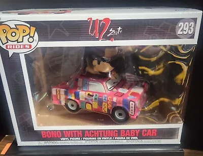 Funko Pop! Ride Super Deluxe: U2 - Achtung Baby Car With Bono Vinyl Figure #293 • $21.98