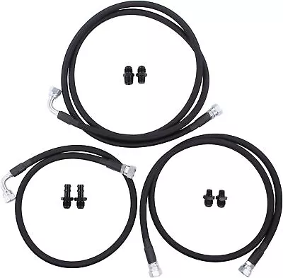 SS Braided Transmission Line Kit For 96-02 Dodge Ram 2500 3500 5.9L Cummins 47RE • $70.88